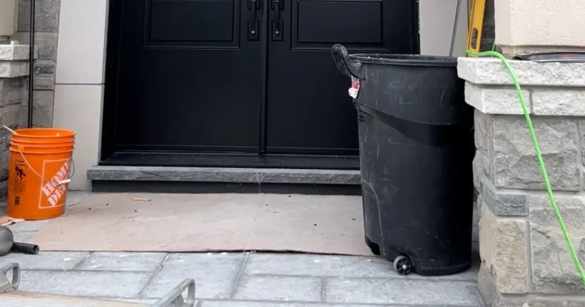 Entry door with multipoint hardware in Aurora, Ontario